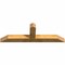 Ekena Millwork Portland Rough Sawn Timber Gable Bracket, Western Red Cedar, 72"W x 24"H x 6"D x 6"F, 8/12 Pitch GBW072X24X0606POR00RWR - alternate 3